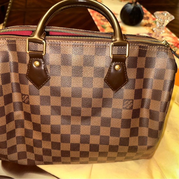 LOUIS VUITTON DAMIER EBENE SPEEDY 30 - Picture 2 of 11